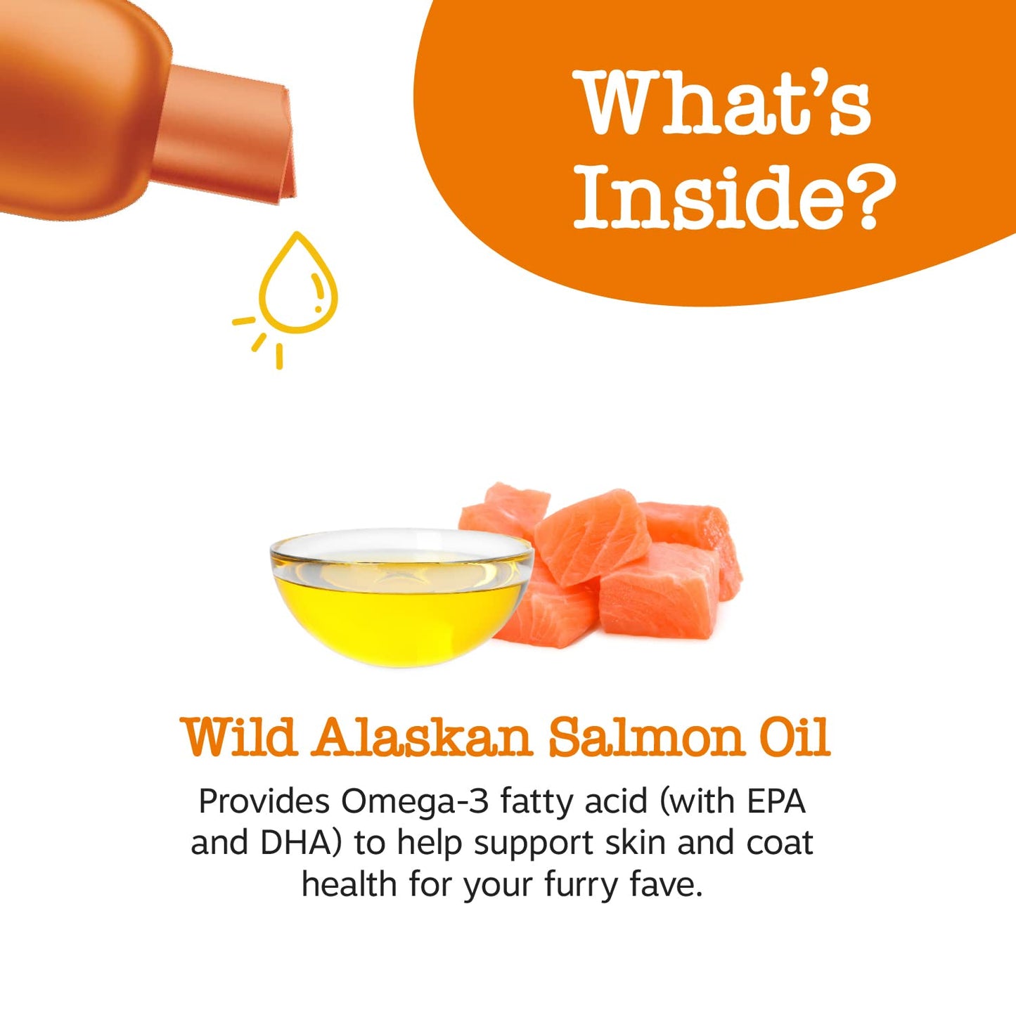 Zesty Paws Wild Alaskan Omega-3 Blend Pollock + Salmon Oil for Dogs and Cats- Skin and Coat Support, Omega 3 Supplement for Pets, 16oz