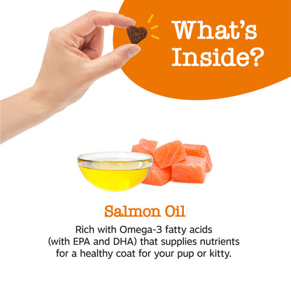 Zesty Paws Wild Alaskan Omega-3 Blend Pollock + Salmon Oil for Dogs and Cats- Skin and Coat Support, Omega 3 Supplement for Pets, 16oz