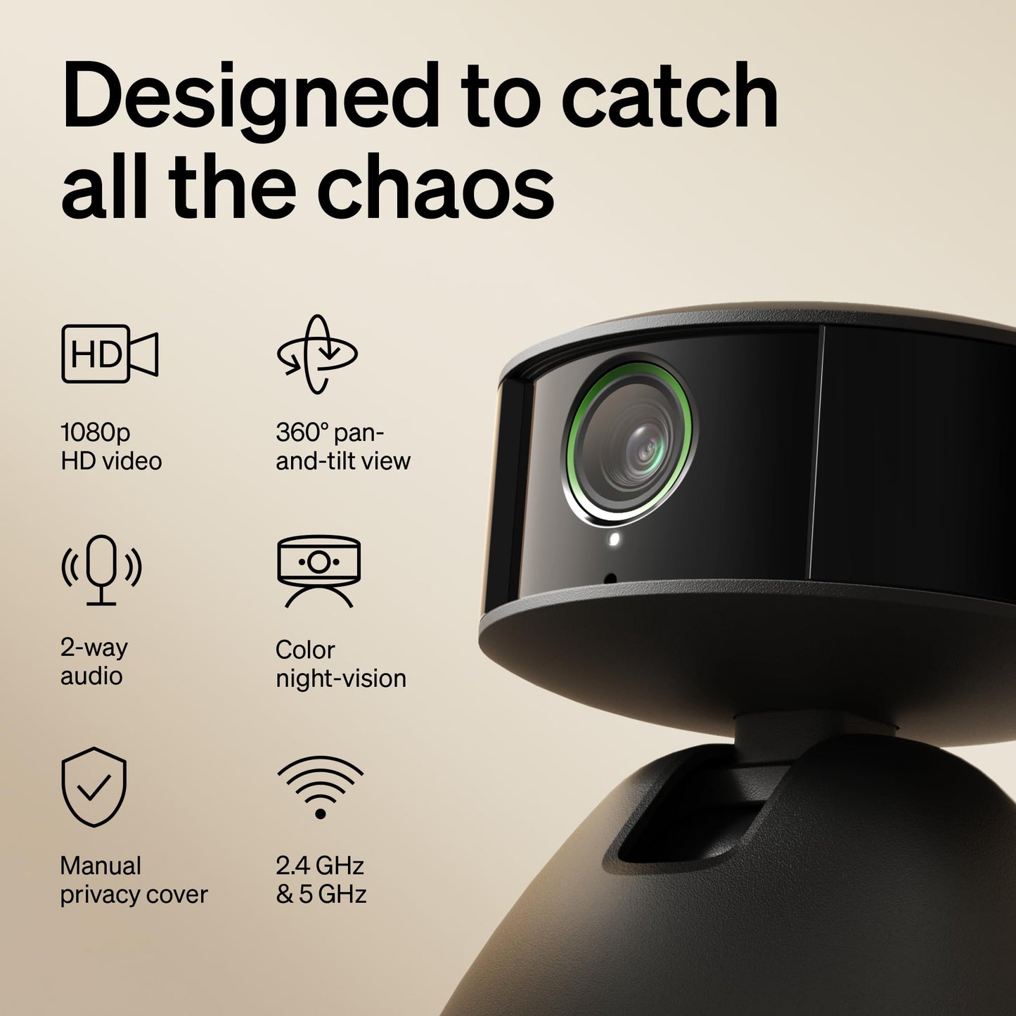 PETLIBRO AI Dog Camera Pet Camera Indoor with Phone App [Multi-Pet Recognition, Daily Activity Analysis & Smart Summaries] Cat Cam 360° View, 1080P Dog Cam Night Vision, 2-Way Audio WiFi Cam